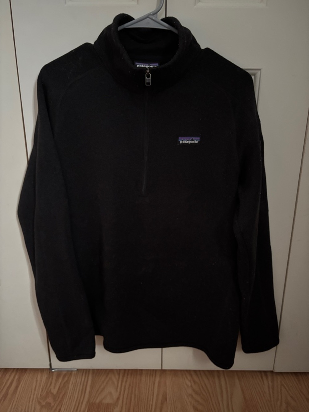 Patagonia Black Quarter-Zip Fleece Pullover